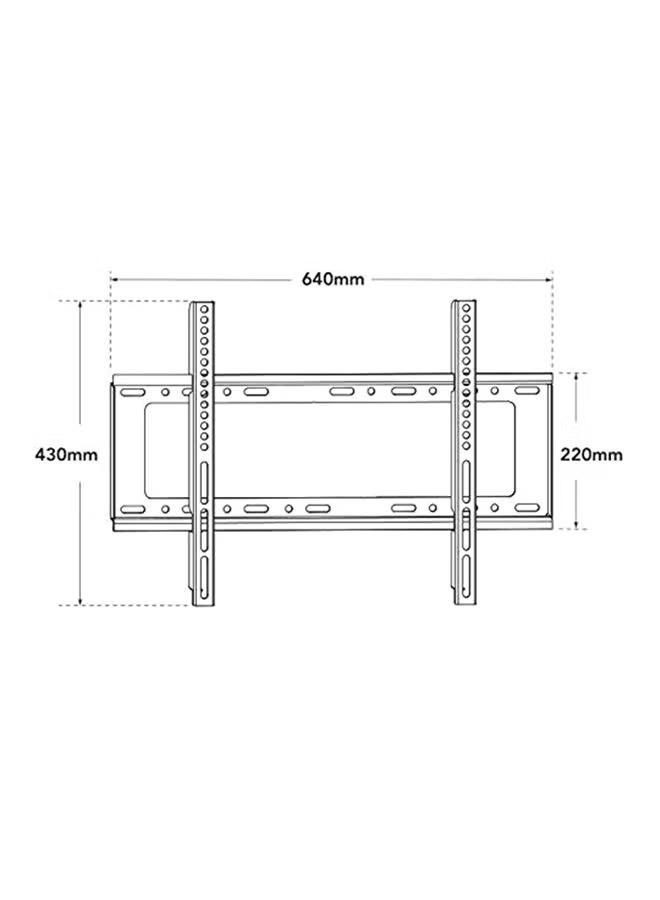 BLUMENIT Slim TV Wall Mount for TVs 32-65 inch – Space-Saving Design, Holds TV 1.25 Inches from Wall Black - Image 2